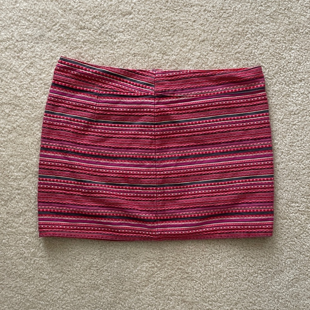 Hollister Women’s Patterned Stripe Mini Skirt. Size 5.